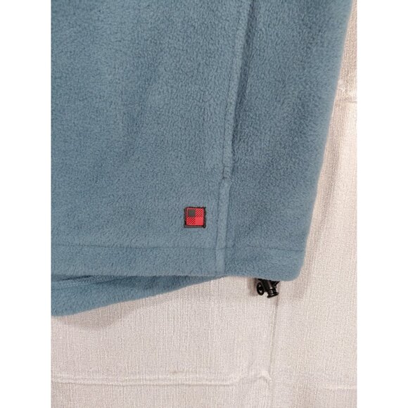 Woolrich Fleece Zip Front Vest Men's Med Gorpcore Outdoor Front Pockets Blue - Picture 3 of 13